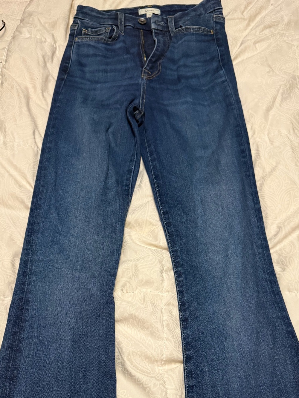 Splendid High-Rise Bootcut Jeans in Dark Indigo - Picture 2 of 5